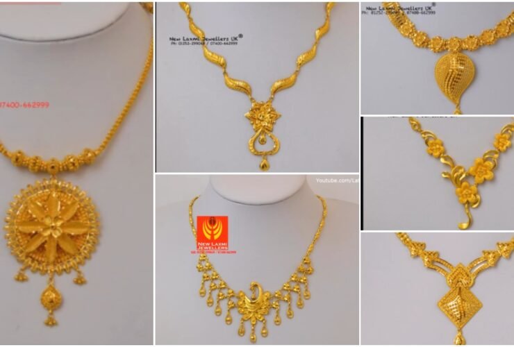 Light Weight Gold Necklace for Women Under 10 Grams