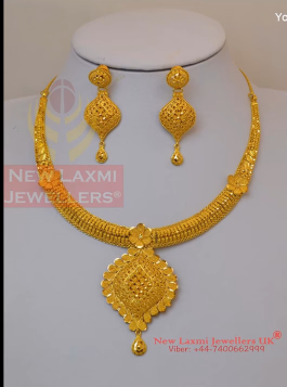 Light Weight Gold Necklace for Women Under 10 Grams14