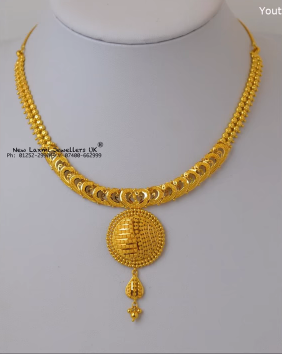 Light Weight Gold Necklace for Women Under 10 Grams2