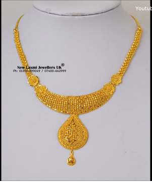 Light Weight Gold Necklace for Women Under 10 Grams7