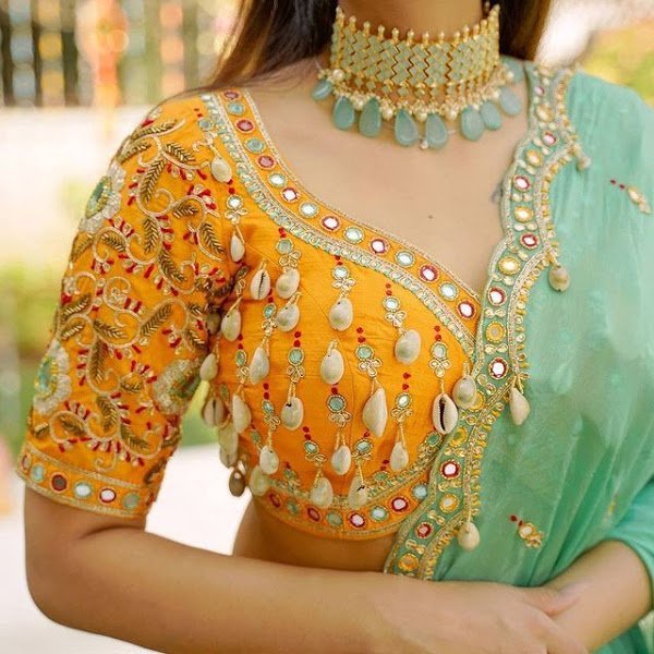 Trendy Blouse Design Ideas 1