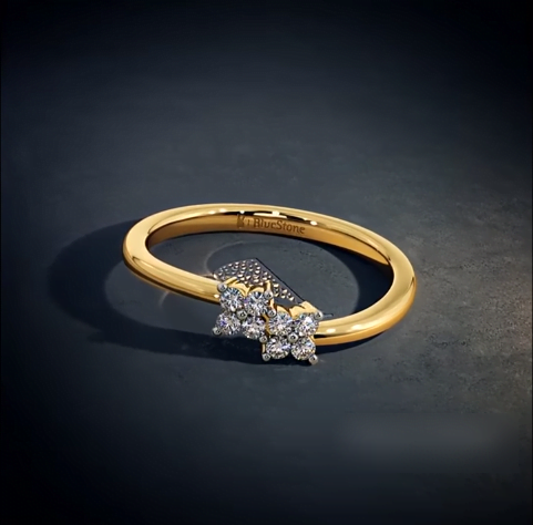 Latest Beautiful Gold and Diamond Rings 11