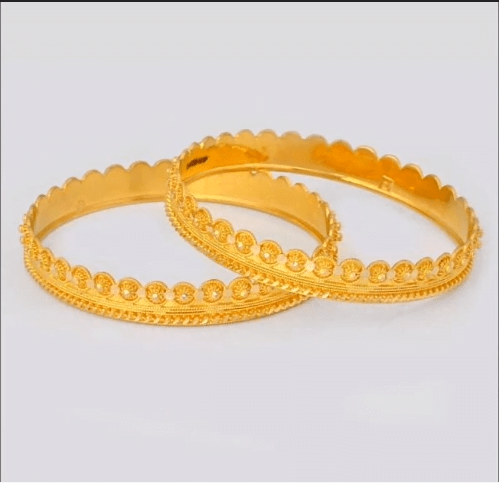 Light Weight Gold Bangles Jewellery Collection 16