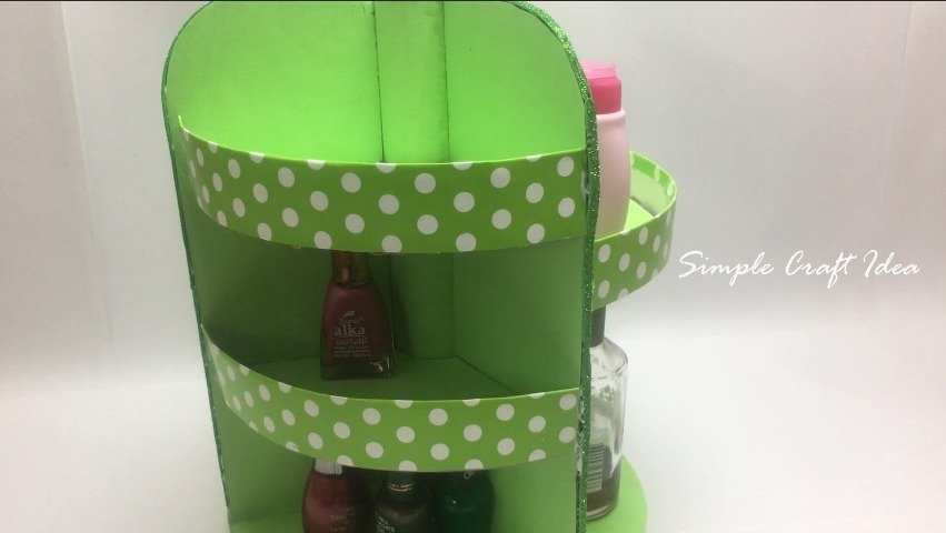 Makeup Organizer Cardboard Easy 18