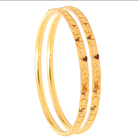 Light Weight Gold Bangles Jewellery Collection 19