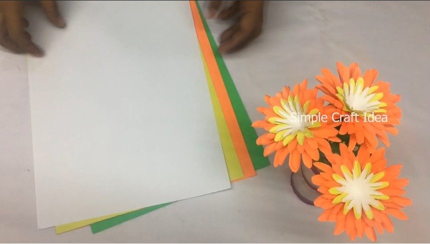 Making Paper Flowers Step by Step 2