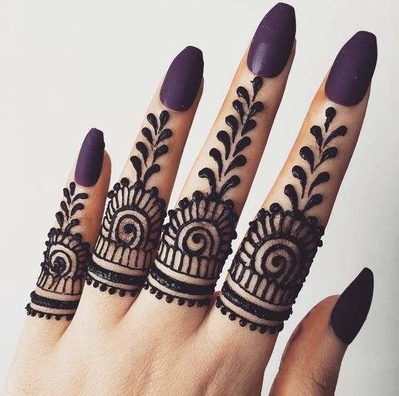 Best Finger Mehndi Designs 2