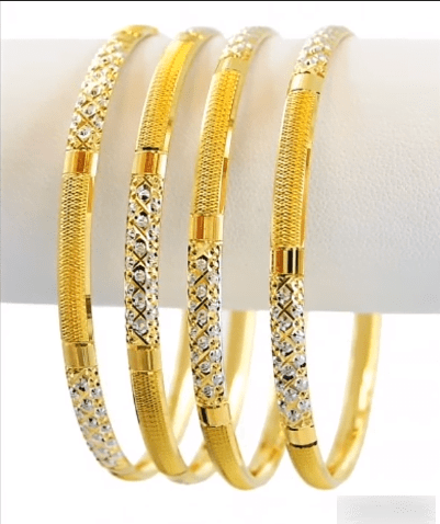 Light Weight Gold Bangles Jewellery Collection 22