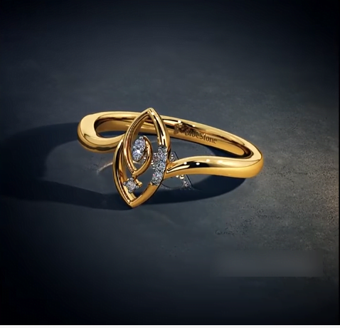 Latest Beautiful Gold and Diamond Rings 3