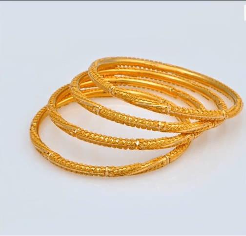 Light Weight Gold Bangles Jewellery Collection 4