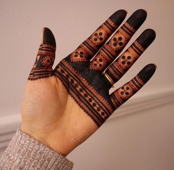 Best Finger Mehndi Designs 4