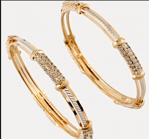 Light Weight Gold Bangles Jewellery Collection 6