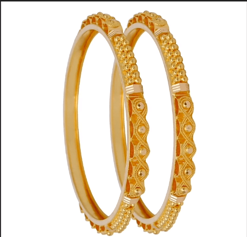 Light Weight Gold Bangles Jewellery Collection 7