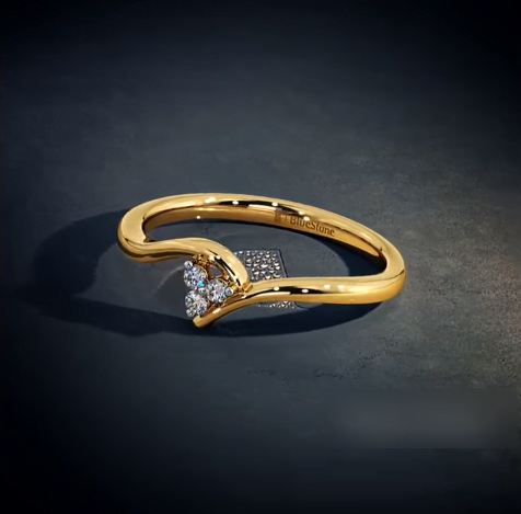 Latest Beautiful Gold and Diamond Rings 7