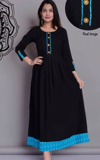 Best Designs of Long Kurtis for Ladies in 2021 8