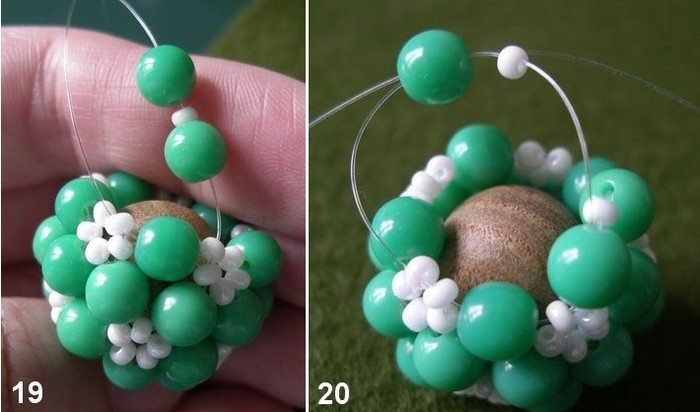 How To Make A Beaded Keychain 8