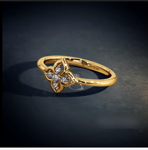 Latest Beautiful Gold and Diamond Rings 9