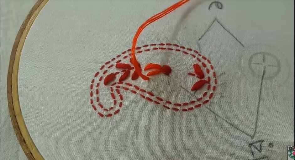 Hand Embroidery Phulkari Work Design for Kurti13