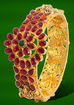 Bangle Studded With Rubies