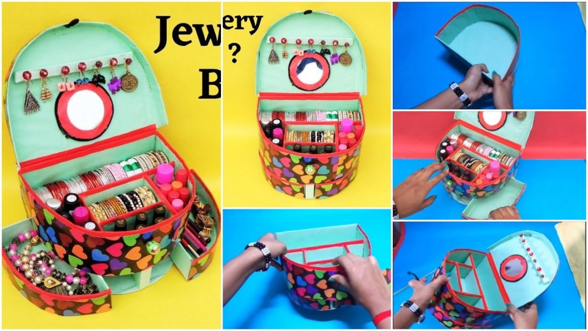 Jewellery Box Making with Waste Cardboard t1