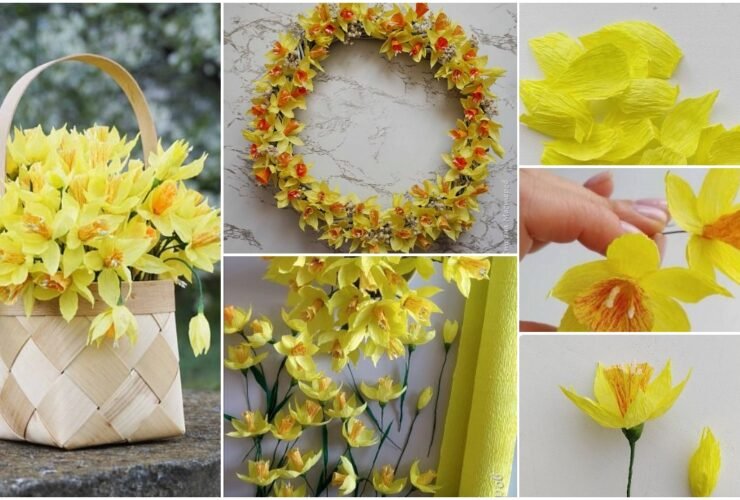How to Make Daffodils from Paper t1