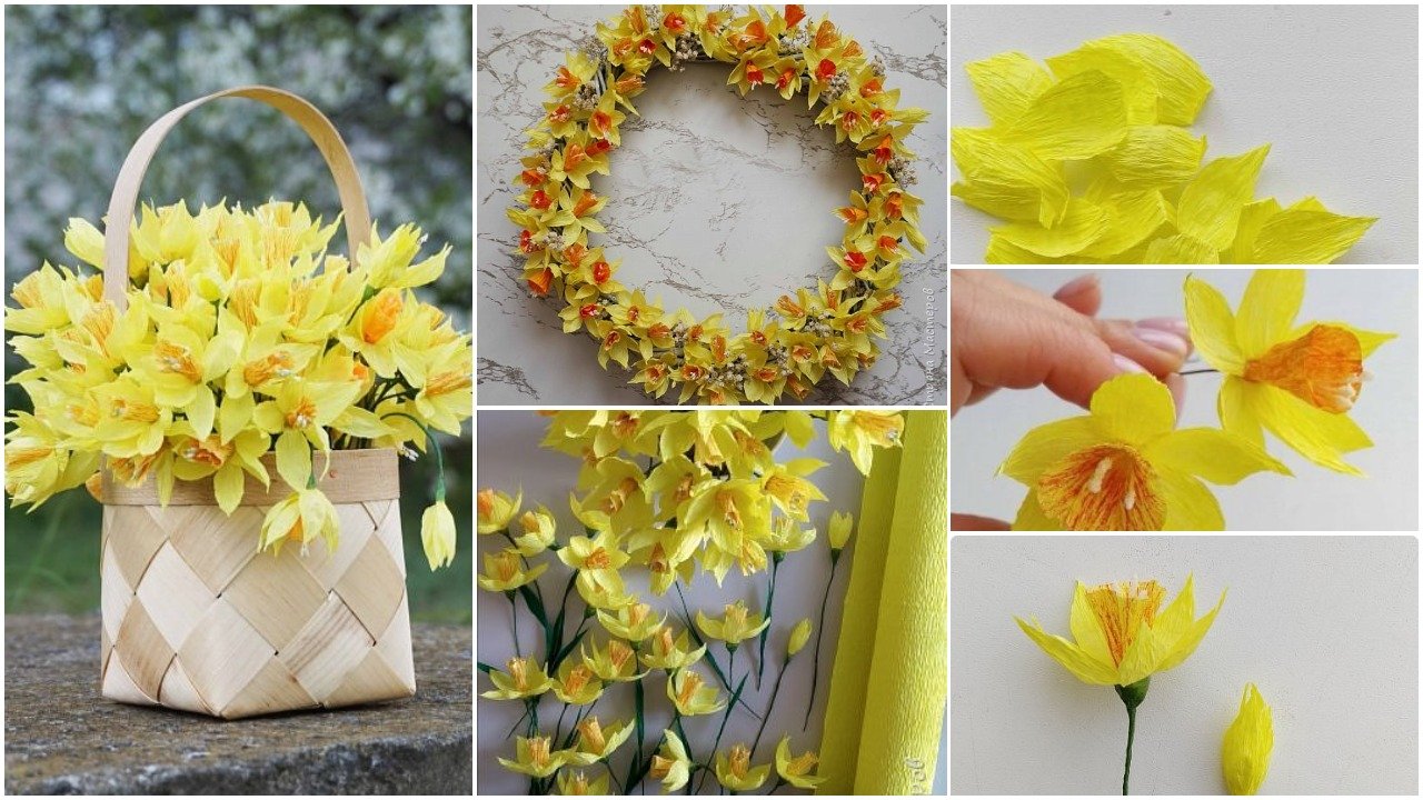 How to Make Daffodils from Paper t1