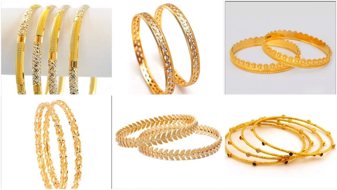 Light Weight Gold Bangles Jewellery Collection t1