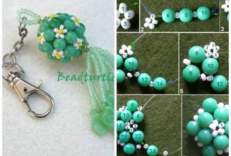 How To Make A Beaded Keychain t1