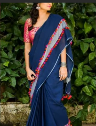 Easy way to Decorate your Saree with Tassels 1