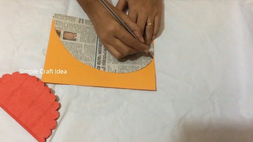 How to make Honey Comb Pop-up Card 11