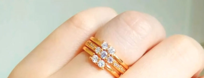 Latest Beautiful Gold and Diamond Rings Design 11