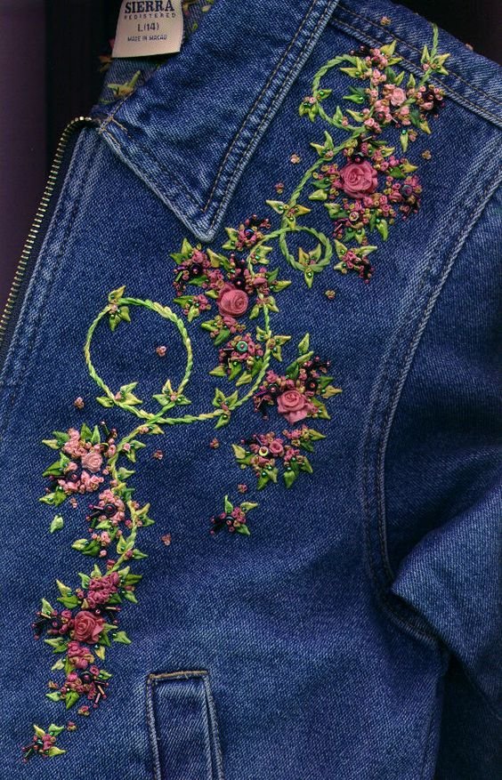 Embroidery for Old Jeans 12