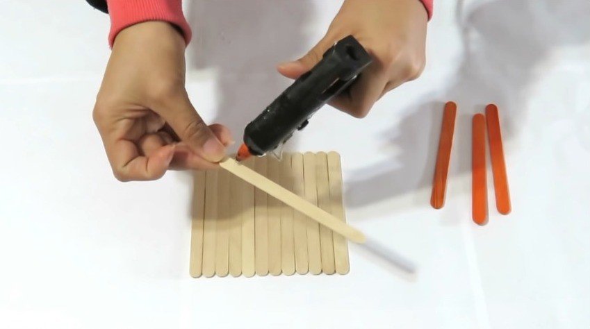 How to make Popsicle Stick Picture Frames 15