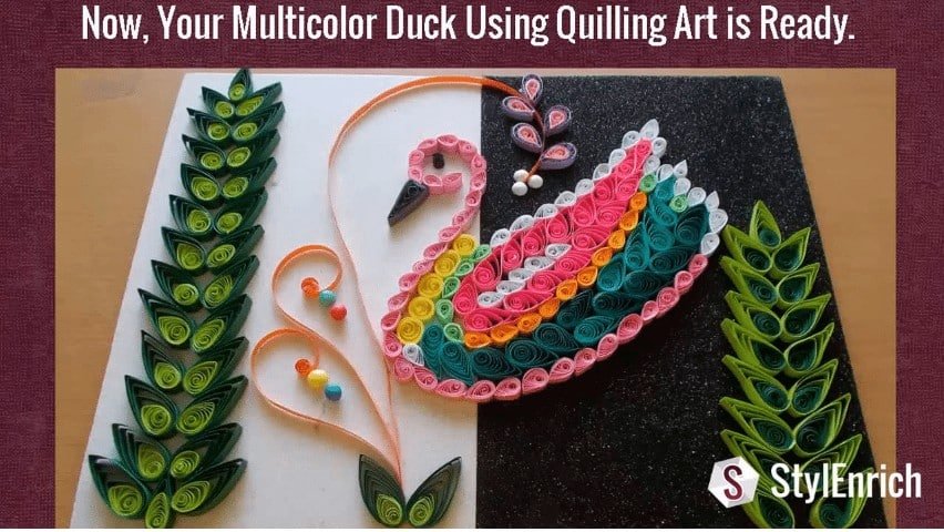 Amazing Room Decor with Bird Quilling Pattern 15