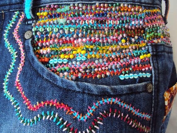 Embroidery for Old Jeans 16