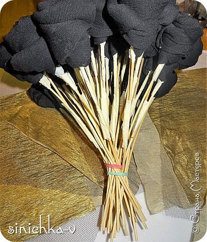 Assemblage of a Bouquet from Socks 16