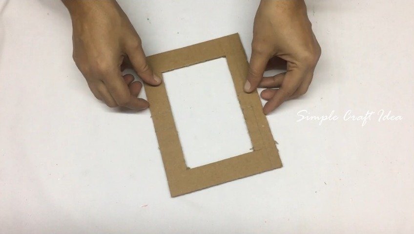 How to make Photo Frame making at Home 4