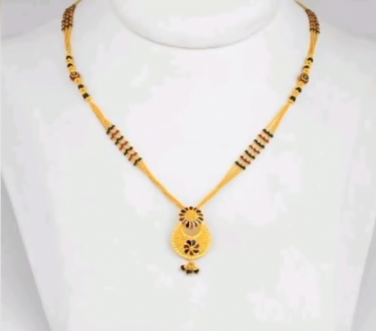 Beautiful Gold Necklace Design 4