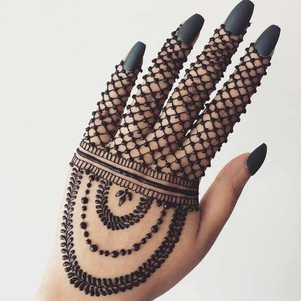 Jewelry Mehndi Designs for Hand 5