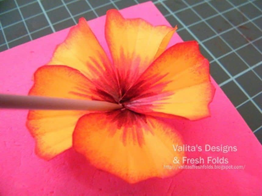 Paper Hibiscus 7