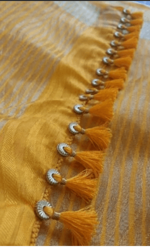 Easy way to Decorate your Saree with Tassels 9