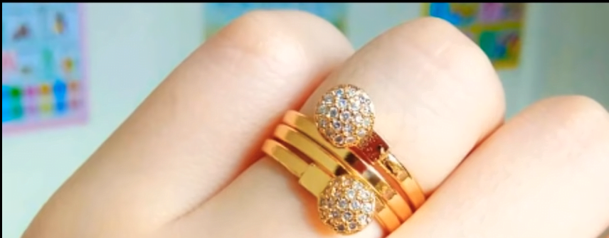 Latest Beautiful Gold and Diamond Rings Design 9