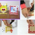 How to make Popsicle Stick Picture Frames t1