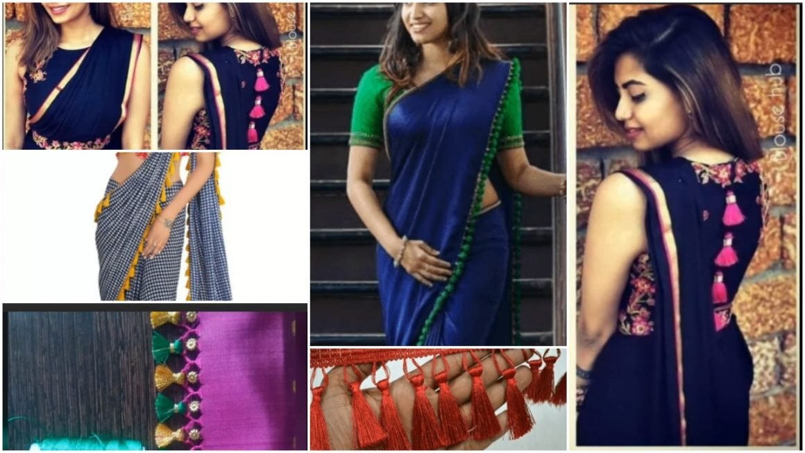 Easy way to Decorate your Saree with Tassels t1