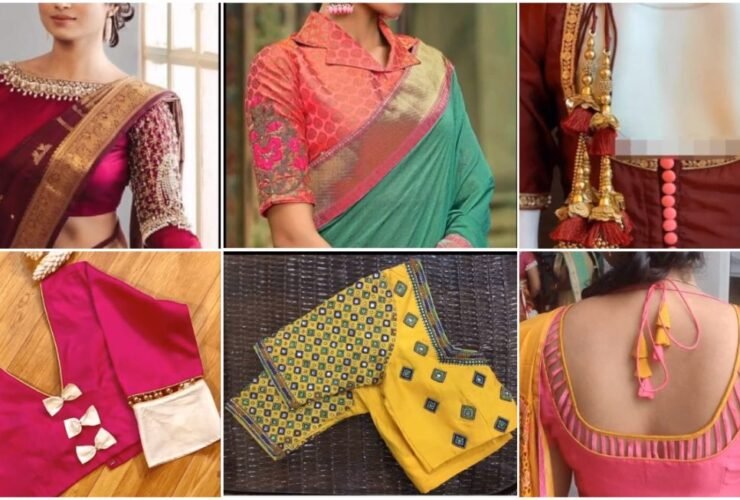 Beautiful Sari Blouse Design t1