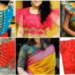 Top Beautiful Sari Blouse Design t1