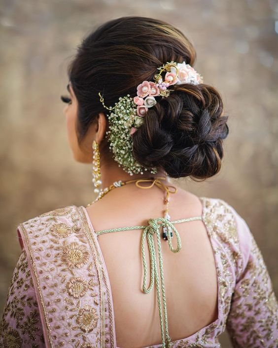 Elegant Bridal Bun Hairstyles Ideas 2