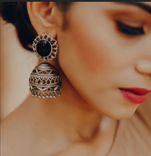 Silver Jhumka Earrings Design Collection 2