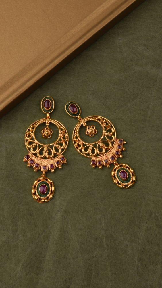 Latest Gold Earring Designs with Best Price 4