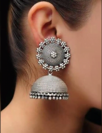 Silver Jhumka Earrings Design Collection 5